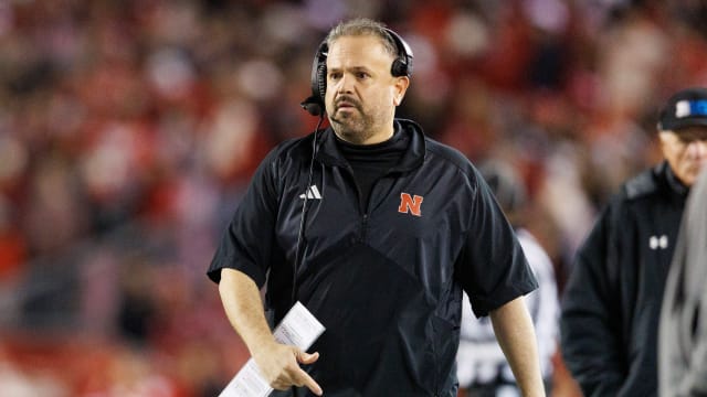 Matt Rhule 2023 Nebraska vs Wisconsin football Q4 USATSI_21932446